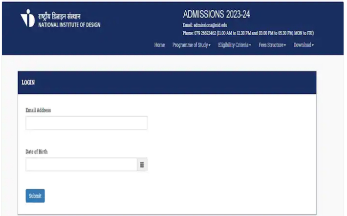 Preliminary Admit Cards for NID DAT 2023 Issued